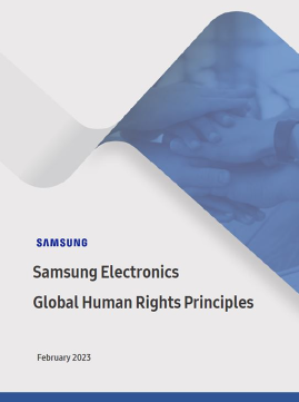 Samsung Electronics Global Human Rights Principles February 2023